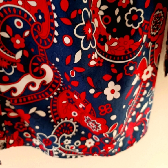 TALBOTS Floral Paisley Shirt, size 1X - Picture 4 of 13